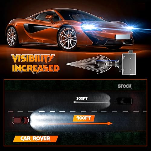 Miniatura 5 de CAR ROVER Bombilla de repuesto para faros delanteros de xenón D1SD1C 8000K 35W con base de metal para faros delanteros de automóvil de 12 V (paquete