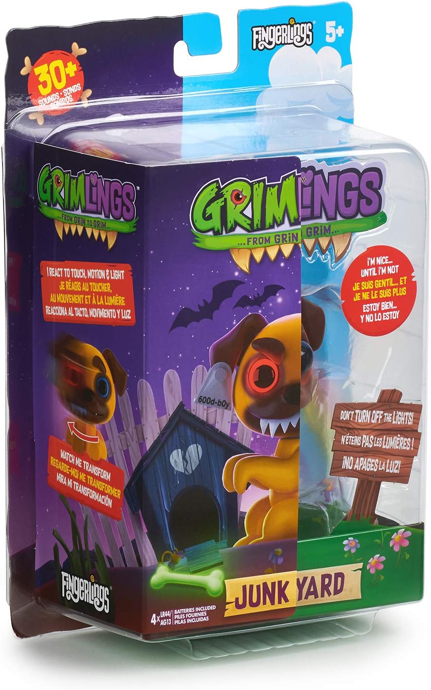WowWee Grimlings - Pug - Interactive Animal Toy