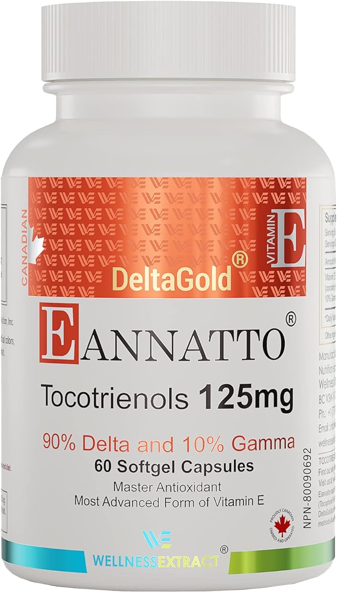 Wellness Extract Eannatto Tocotrienols Deltagold Vitamin E