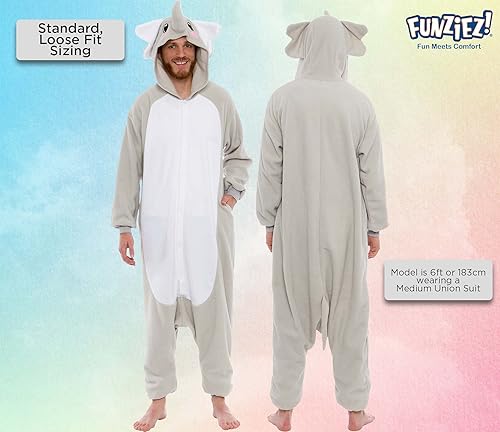 Miniatura 64 de Funziez! - Disfraz de Halloween para adultos, disfraz de animales y criaturas marinas, mameluco afelpado para cosplay, para mujeres y hombres