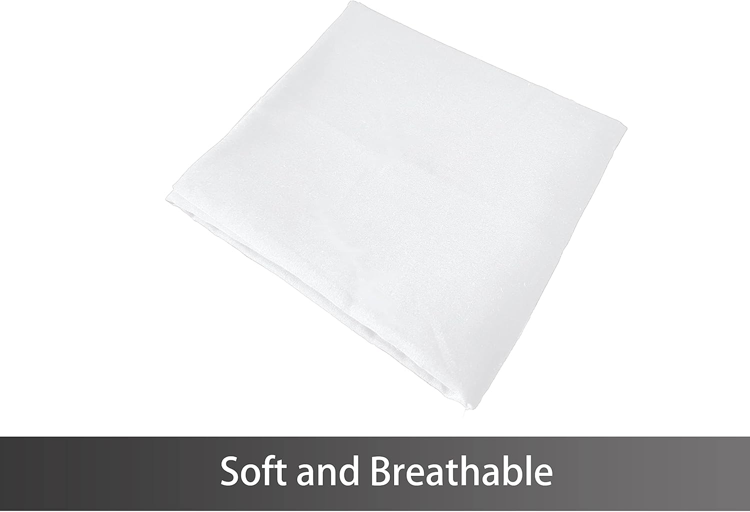 iMaylex Soft Brushed Microfiber Fabric Zipper Pillow Case, Cozy and Lightweight, Easy Care, White, Body, 20" x 60" - Image 4