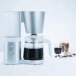 ZWILLING Enfinigy Glass Drip Coffee Maker 12 Cup - Corrosion Resistant, Programmable, Awarded the SCA Golden Cup Standard, Silver