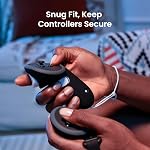KIWI design G4 Pro Upgraded Controller Grips Protector Compatible with Oculus/Meta Quest 3/3S, Non-Slip Handle Cover with Battery Opening(Batteries not Included), Accessories Made for Meta