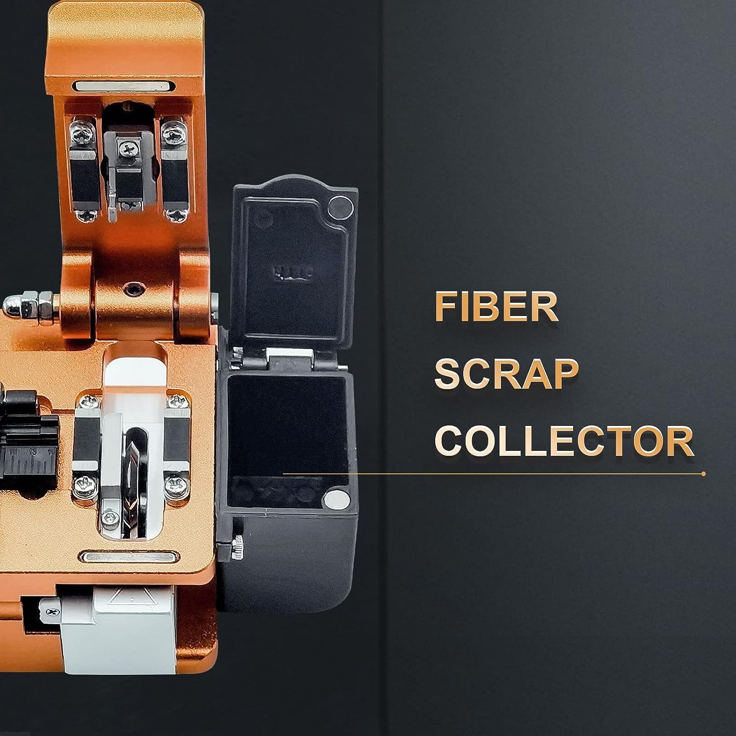 AI-9 AI-8C S09 High Precision Hot-melt Fiber Cleaver Fiber Optic Knife, High Precision Optical Fiber Cleaver,48000 cuts, FTTH Optic Fiber Cutter with Scrap Collector