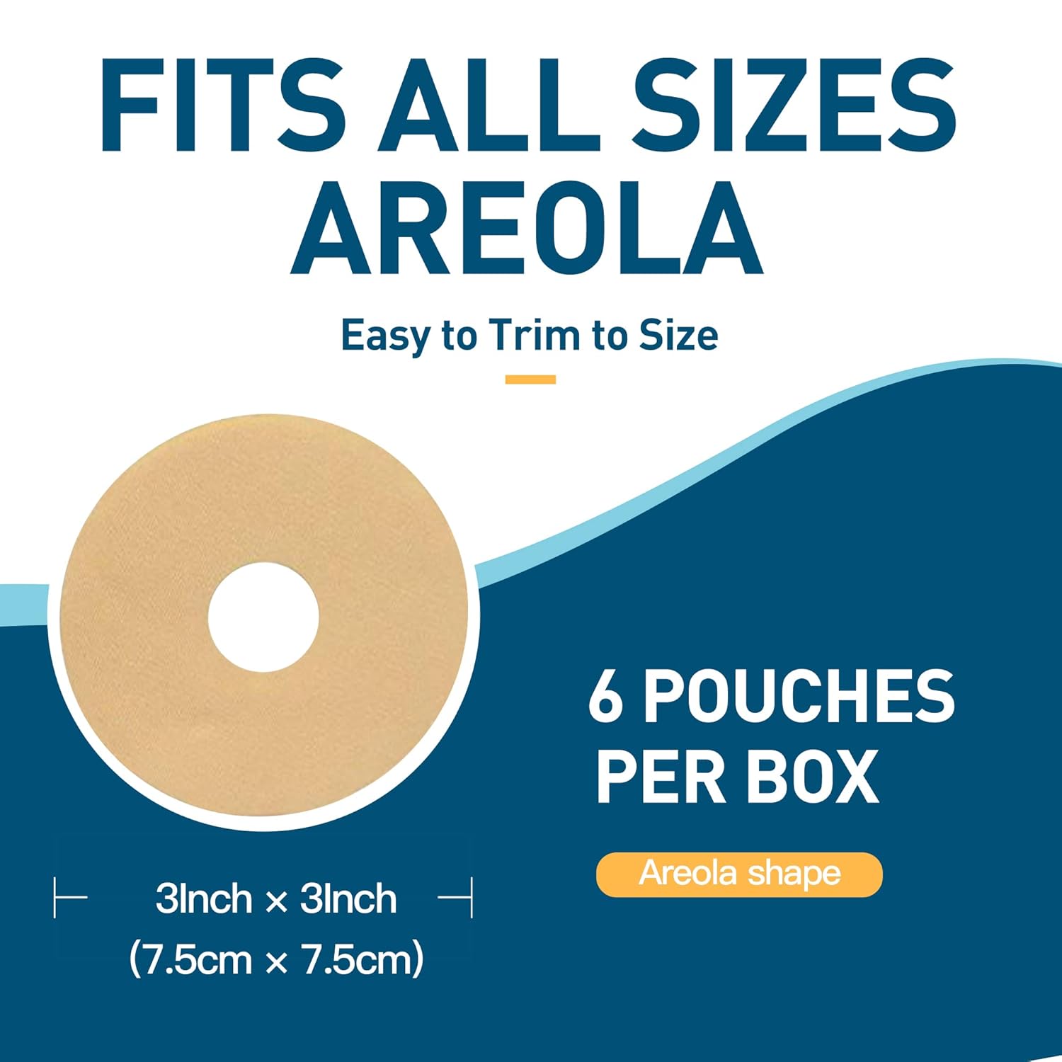 Breast Silicone Scar Sheets Tape, Silicone Scar Removal Sheets for Breast 6 Pack, Breast Reduction After Surgery for Scars, Breast Augmentation Post Surgery Supplies for Scar Treatment - Image 4