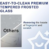 Vista 4 de WinStellar - Puerta corredera de armario de 60 x 80 pulgadas para dormitorios, puerta de vidrio templado esmerilado 3-Lite con kit de herrajes