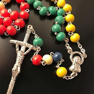 World Mission Catholic - Missionary Wooden Rosary Beads - Blessed by Pope