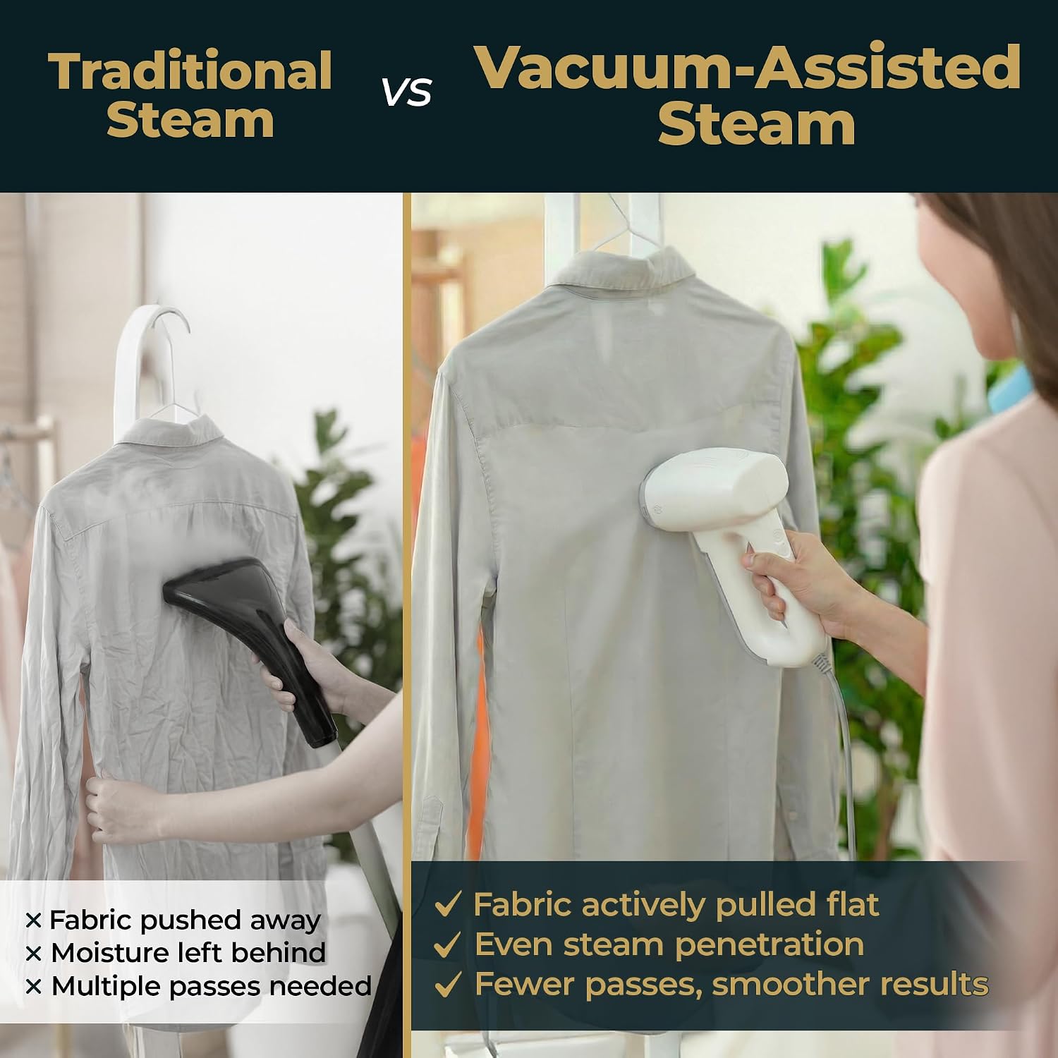 Bellairon Veloce Vacuum Garment Steamer, NextGeneration Han