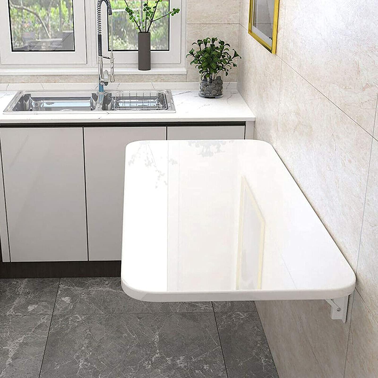 Table d'étude murale au design épuré pour des espaces intérieurs raffinés