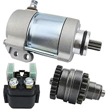Starter & Drive & Relay 410W for KTM Motorcycle 250 XC XC-W 2008-2014, 300 XC XC-W 2008-2014, 200 XC-W 2013-2016 55140001000 55140001100 41054153