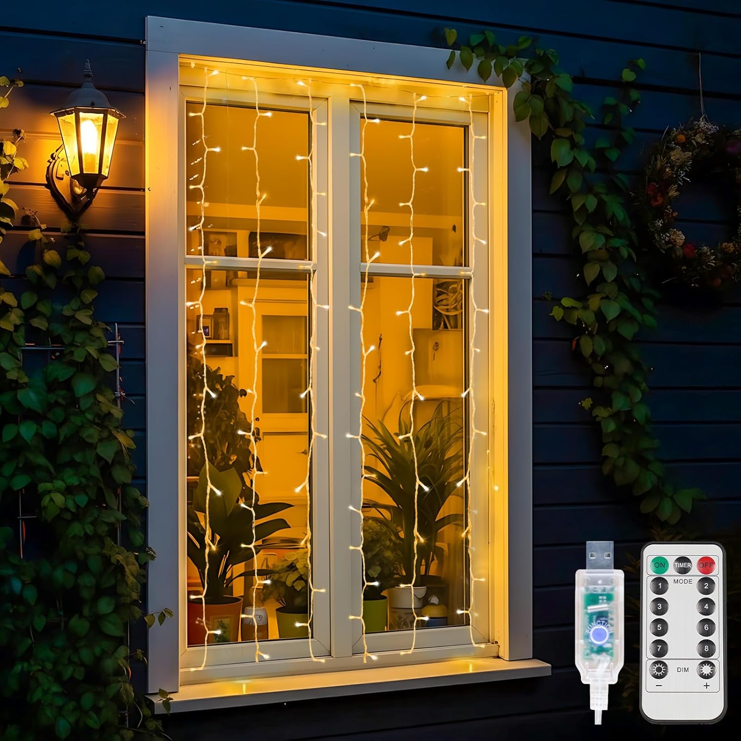 suddus Curtain Lights for Bedroom, 90 Led Hanging String Light Outdoor, Fairy Curtain Lights Indoor for Christmas, Dorm, Wall, Backdrop, Window, Wedding, Party, Birthday Decor, Warm White suddus Curtain Lights for Bedroom, 90 Led Hanging String Light Outdoor, Fairy Curtain Lights Indoor for Christmas, Dorm, Wall, Backdrop, Window, Wedding, Party, Birthday Decor, Warm White