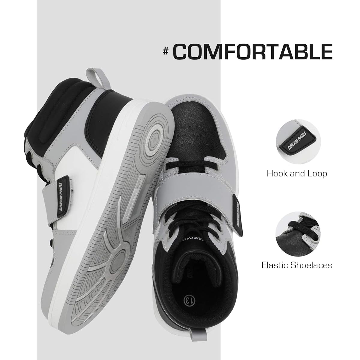 DREAM PAIRS Trampki dla chłopców i dziewcząt, sportowe dla dzieci, buty sportowe, buty turystyczne dla małych i dużych dzieci