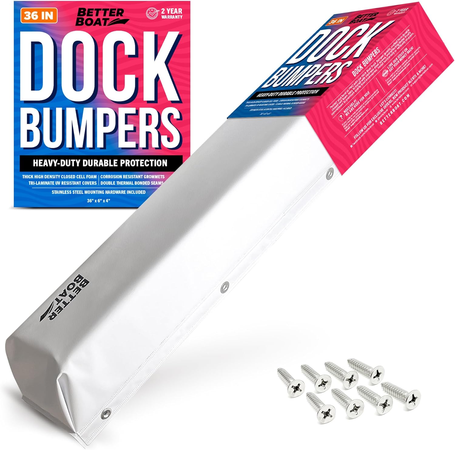 Boat Dock Bumper Guards with Screws Dock Boat Bumpers for