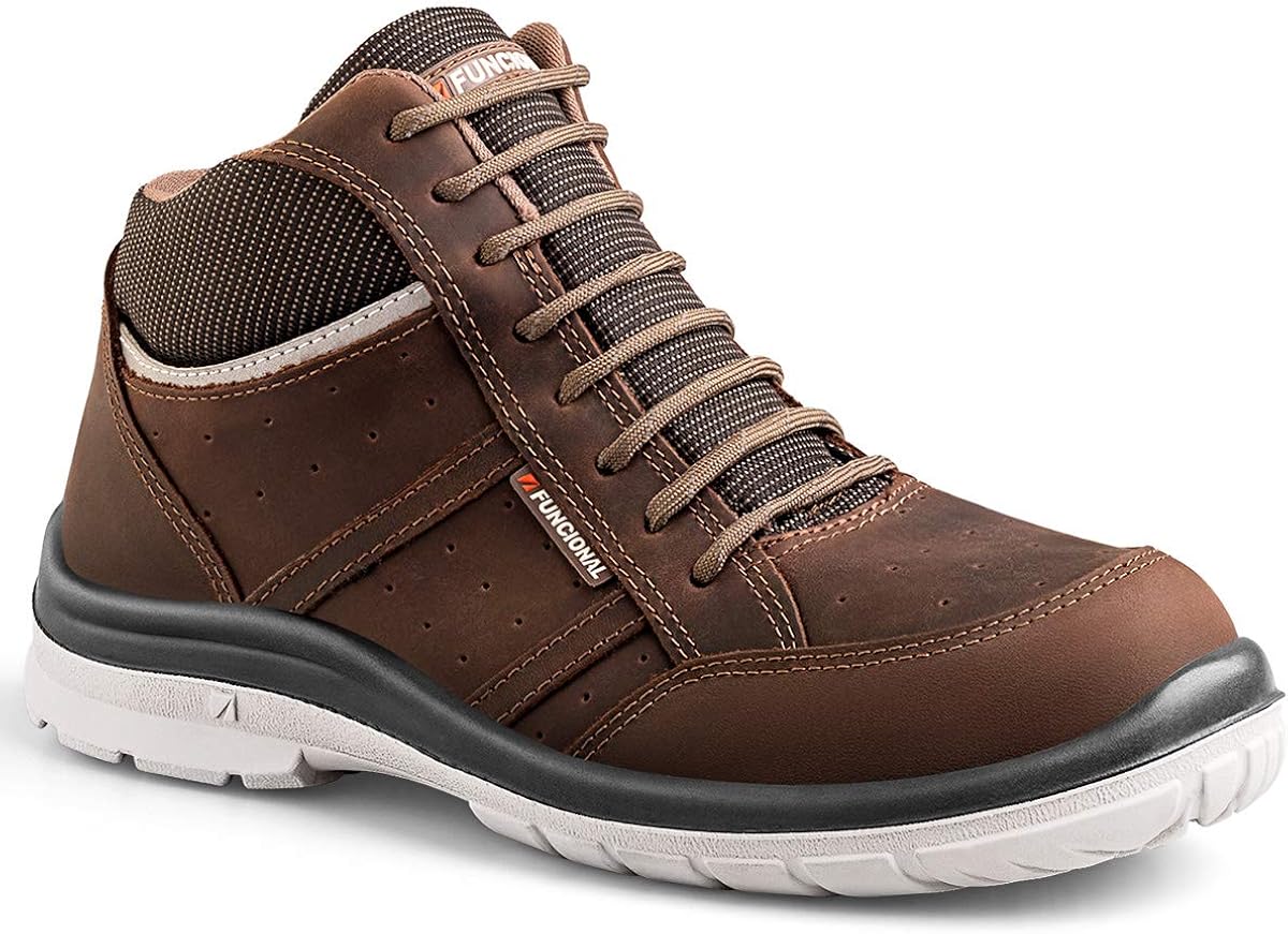 Amazon.com: FUNCIONAL Botas de trabajo para hombres de aleación de punta  botas para hombres hombres de la frontera botas de trabajo ligeras, marr�n,  5.5 : Ropa, Zapatos y Joyería