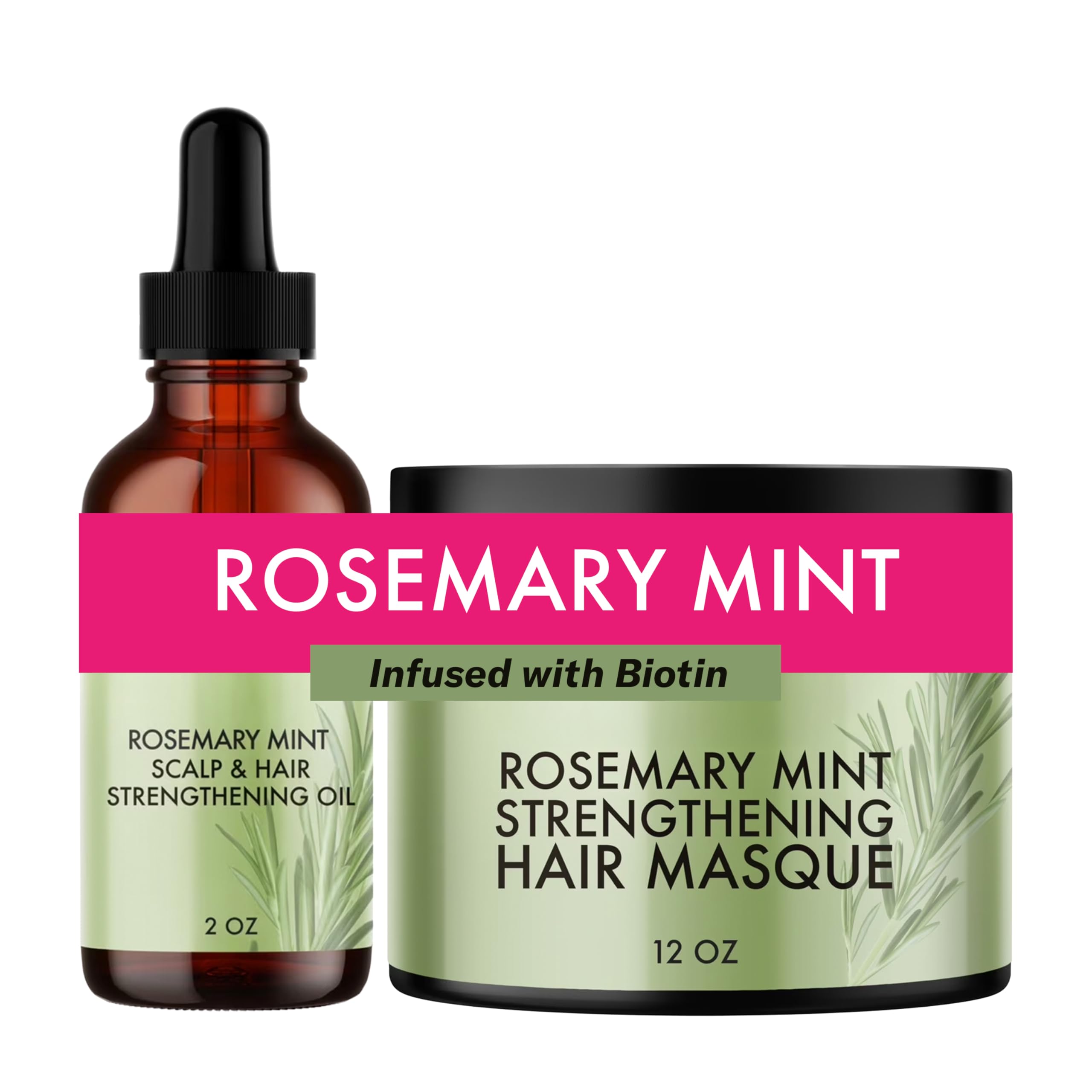 Mielle Organics Rosemary Mint Scalp & Hair Oil and Hair Masque