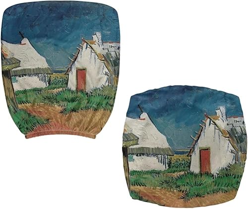 Miniatura 6 de Cubierta de la silla de oficina de pintura al óleo, forro para silla de escritorio,Silla de oficina de pintura al óleo,Cubierta de la silla del