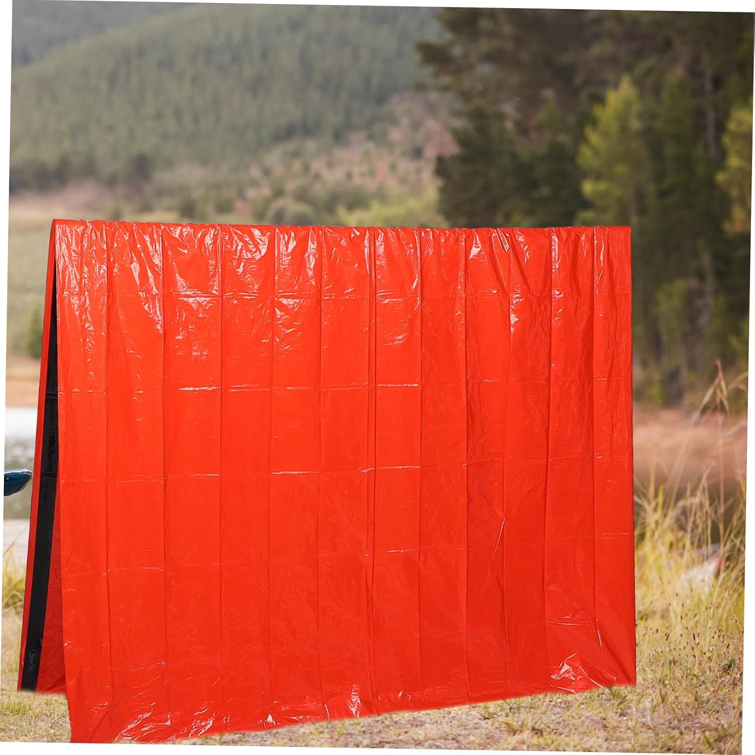 Mipcase Emergency Survival Sleeping Tent Windproof Thermal Bivy Sack for Camping and Hiking Easy Setup High Thermal Efficiency Durable and Tear-Resistant Design Lightweight and Portable