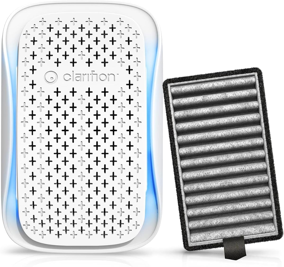 Purificador de aire portátil DSTx: filtro HEPA ionizador de aire enchufable, mini purificadores de aire personales para dormitorio y mascotas que ayudan con el humo, el polvo y los olores en el aire