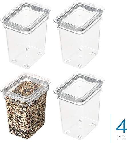 Miniatura 10 de IDESIGN The Fresh Collection - Cubo de almacenamiento pequeño y alto para productos secos, 3.93 pulgadas de largo x 5.3 pulgadas de ancho x 6