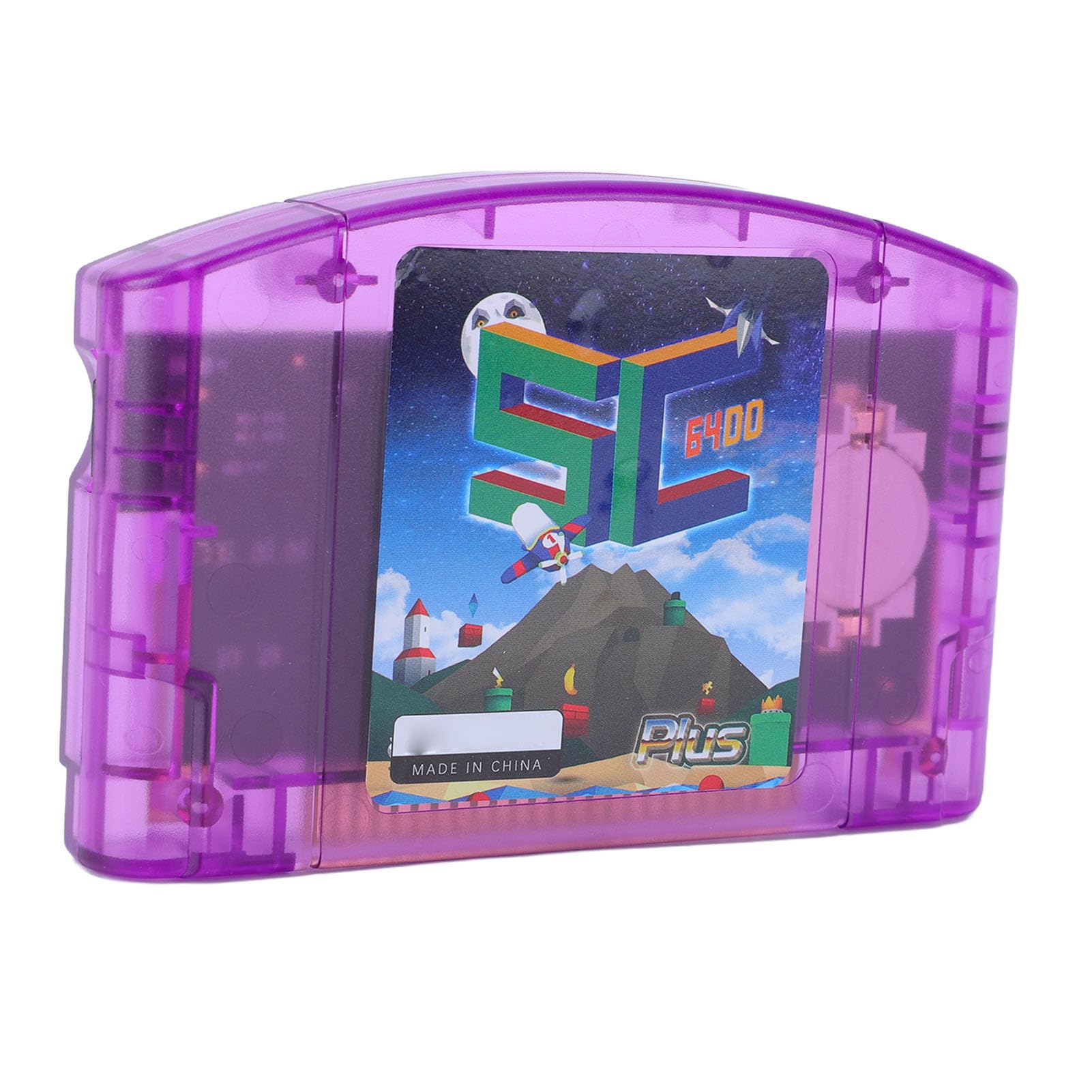 VBESTLIFE Cartuccia di Gioco Open Source, Cartuccia di Memoria Flash per Giochi retrò N64, velocità di Caricamento Rapida 23,8 MiB/s, Spazio di Archiviazione da 16 GB con Backup di Salvataggio (#2)