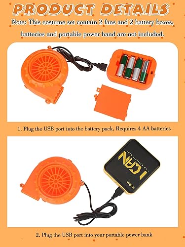 Miniatura 3 de 2 piezas de disfraz inflable gigante para bebé, niño, niña, adulto, disfraz inflable de bebé para cosplay, Navidad