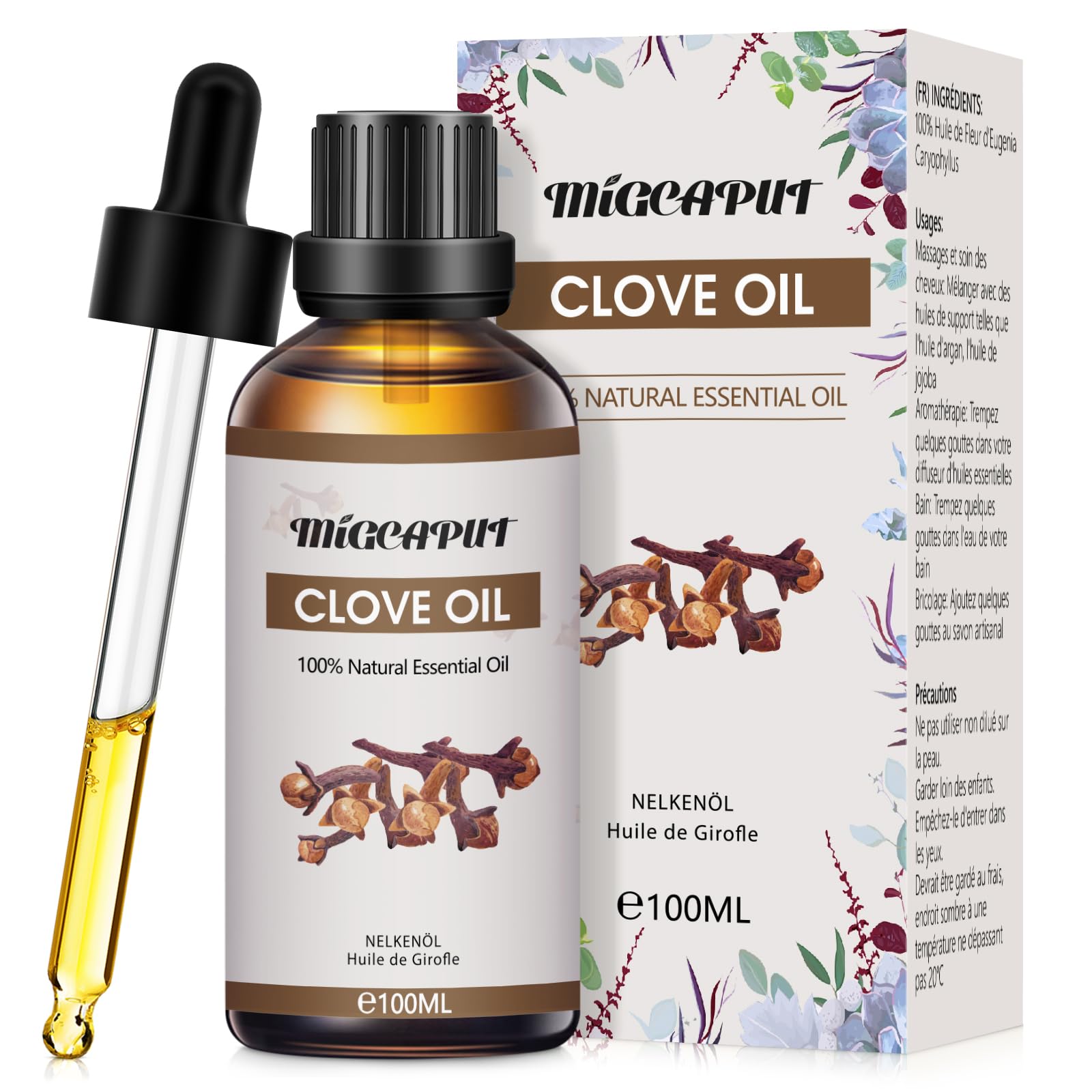 Migcaput 100ml Ätherisches Öl, Premium Kerzenduftöl Aroma Öl für Diffuser, Parfüm, Seifenherstellung