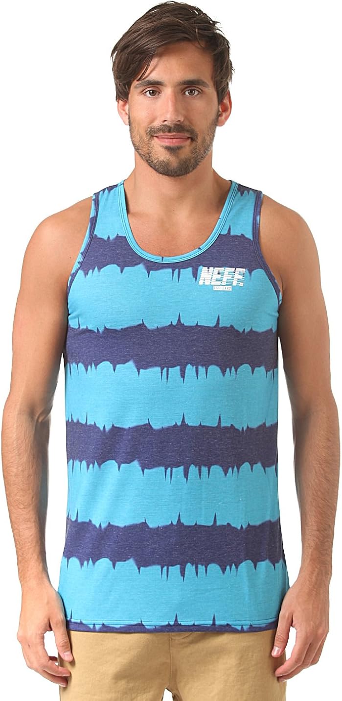 neff Men's Jaw Breaker Tank-Top: Clothing