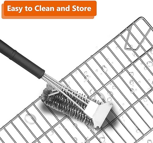 Vista 13 de GRISUN Rejilla de calentamiento para parrilla de pellets Green Mountain Grill Davy Crockett, estante superior de repuesto para GMG-6016, parrilla