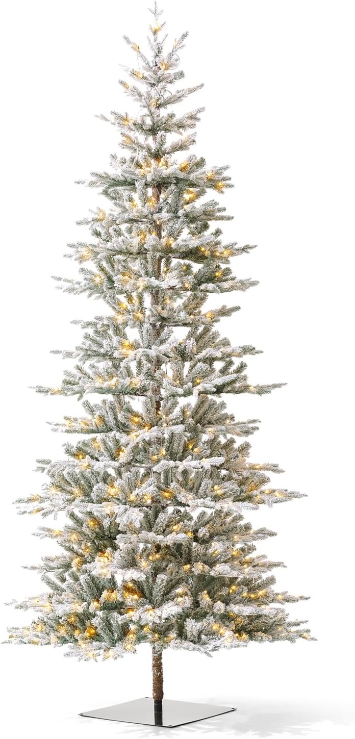 Yaheetech Árbol De Navidad Artificial Flocado De Nieve De Alta Calidad