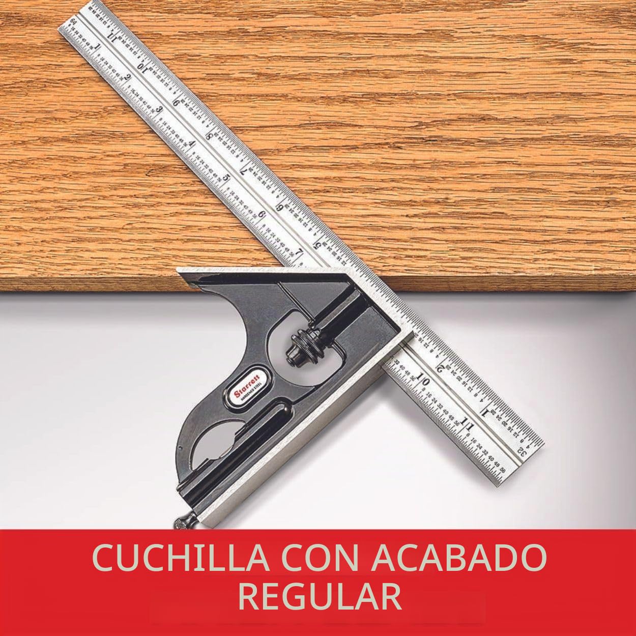 Starrett 435M-300 - Regla (metal, 300 mm)