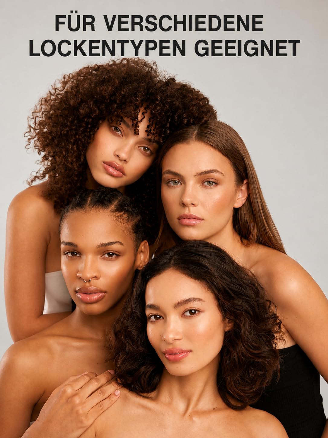 Diffusor Aufsatz Föhn, Diffuser Föhn, Universal Haar Diffusor Anpassungsfähig für Trockner mit Düse D = 3,8-6,1 cm für lockiges oder welliges Haar Styling Maximales Volumen ohne Frizz, Schwarz