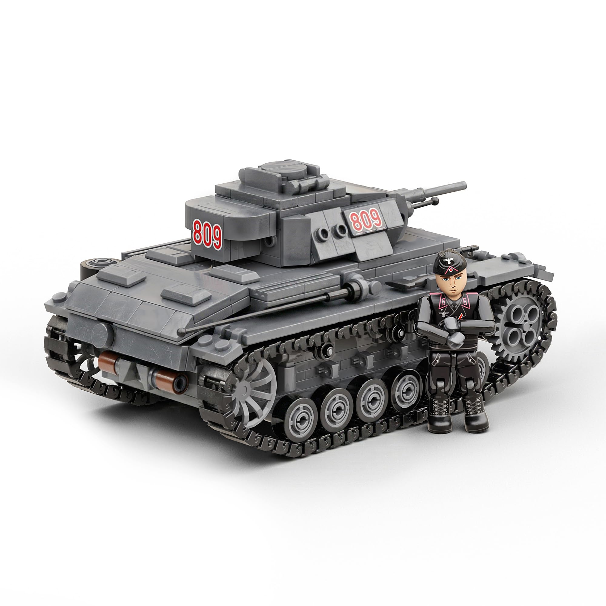 Panzer III Ausf.J zestaw klocków budowlanych