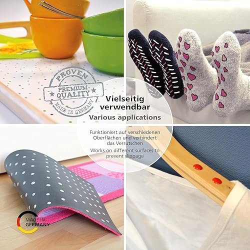 Miniatura 3 de Viva Decor Sock Stop - Pintura de tela antideslizante, 2 x 3.04 onzas líquidas, transparente, perfecta para calcetines, alfombras y tapetes de baño