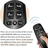 Vista 3 de Uetmulik Reemplazo de control remoto Richmat HJH13D de cama ajustable dedicada