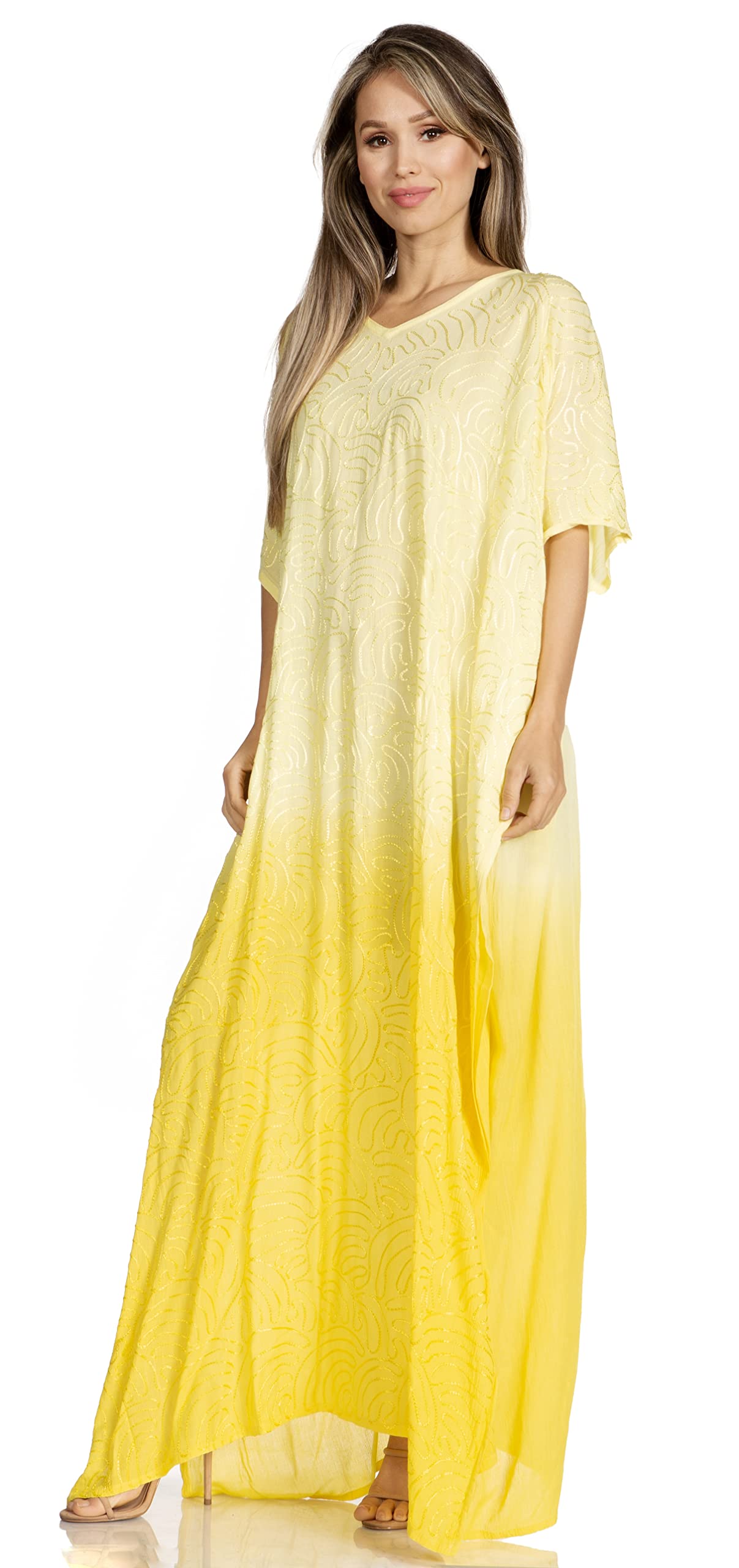 Sakkas Pilar Petit Robe décontractée à Manches Longues pour Femme