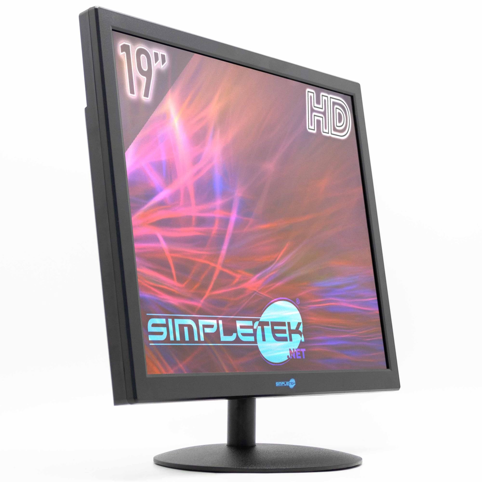 SIMPLETEK - 19 HD touchscreen, met geïntegreerde webcam, microfoon en luidspreker, HD-touchscreen, HDMI VGA