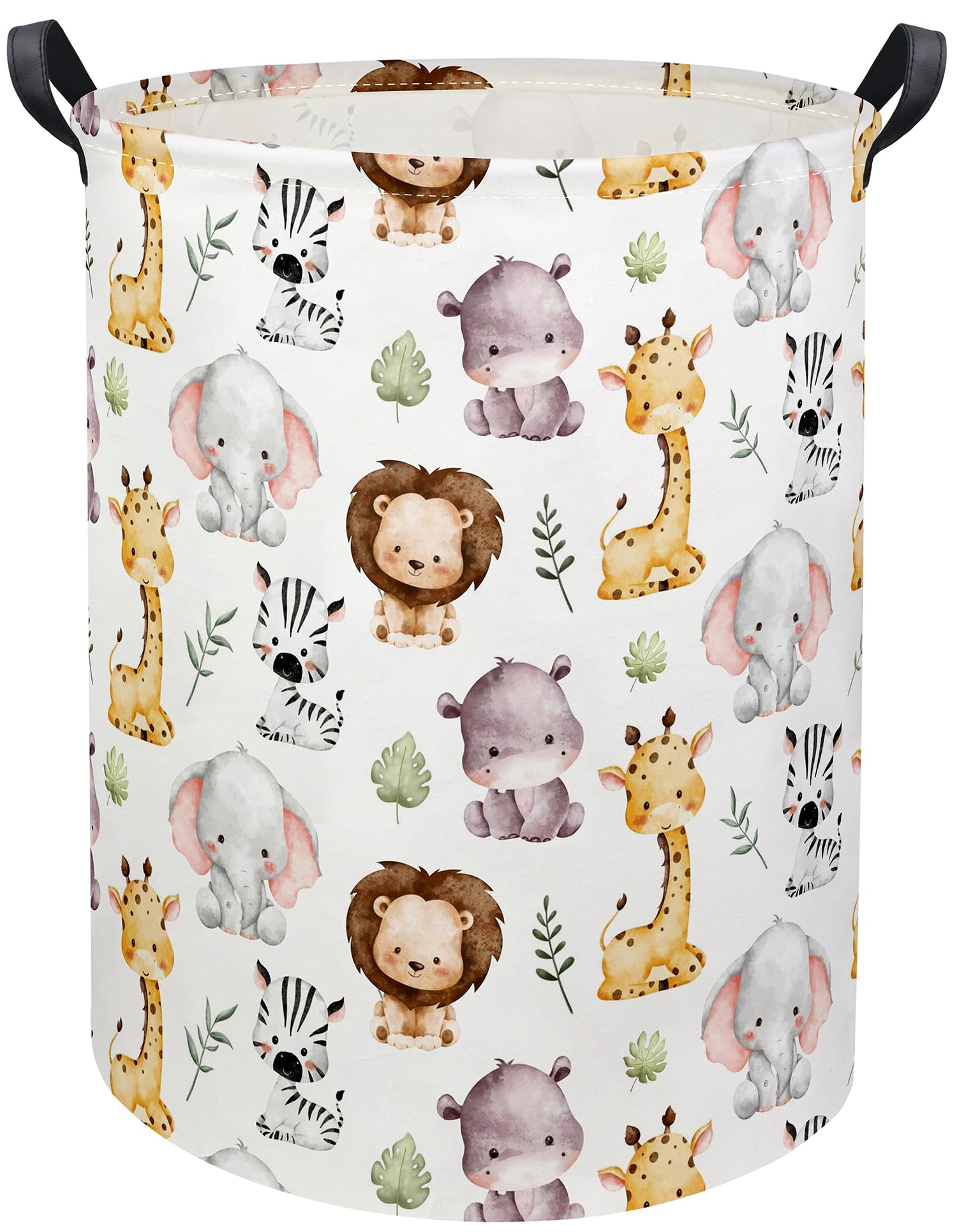 Animal Baby Laundry Basket Kids Hamper Animal Toy Storage Bin for Boys Room Decor Baby Nursery Hamper Gift Baskets for Bedroom Bathroom(Lovely Animal)