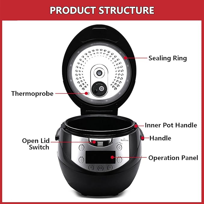 Máquina Automática de Perlas 900W, Olla Eléctrica 6L para Té de Burbujas miniatura 4