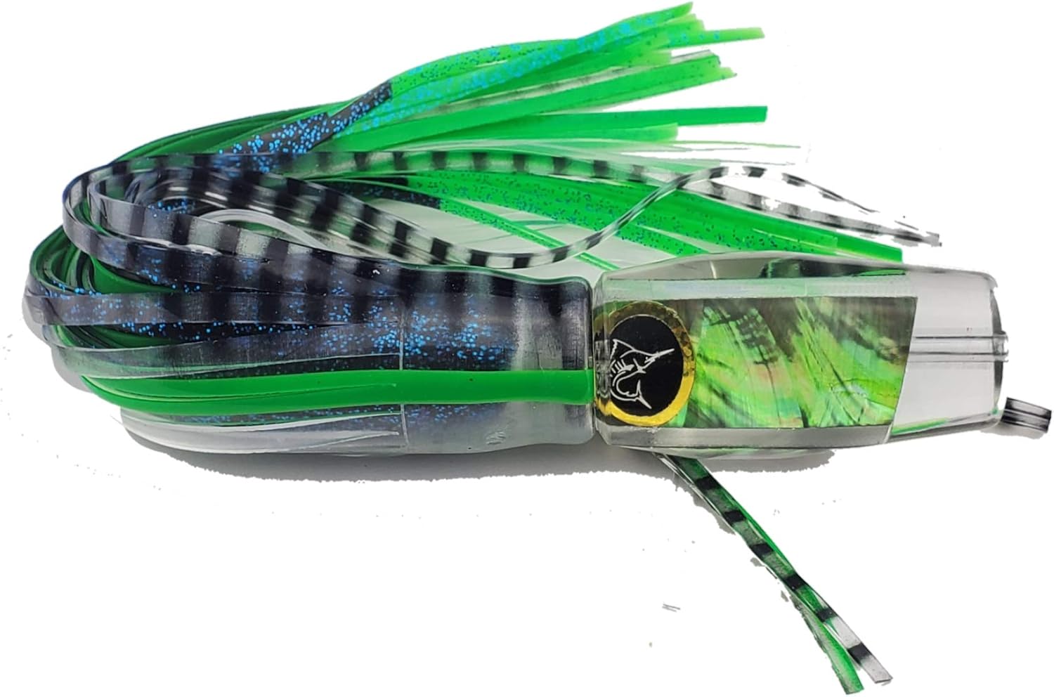 Lobo Lures #50 Typhoon Green Shell UV 15" Urethane Marlin Big Game Trolling Lure