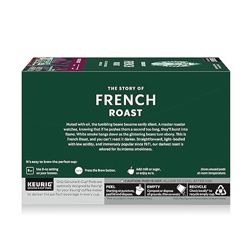 Miniatura 8 de Starbucks Cápsulas de café K-Cup, café tostado oscuro caliente o helado, tostado francés, 10 cápsulas Keurig