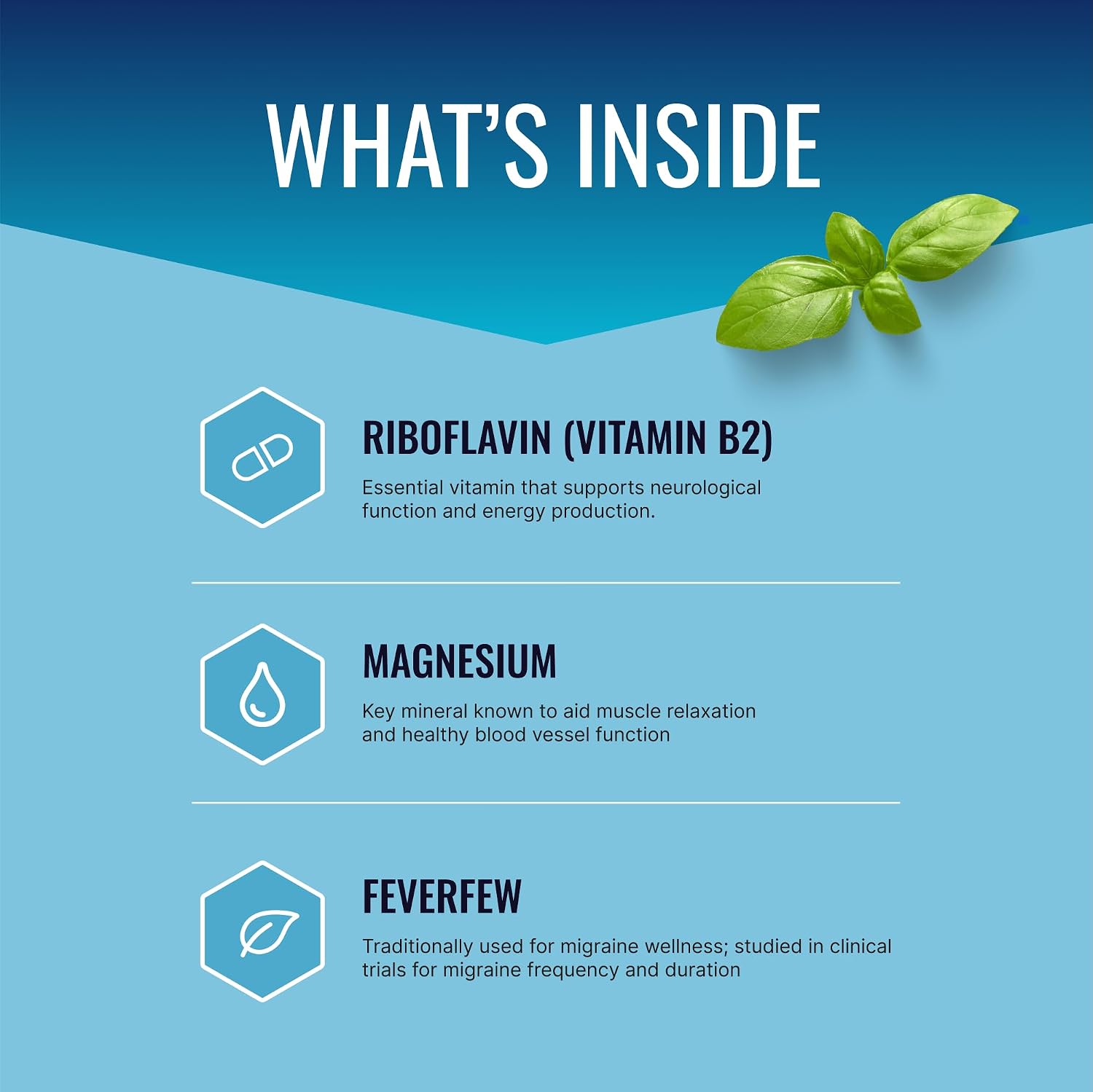 Approved Science Migranex - Magnesium & Feverfew - 60 Capsules - Pack of 1 - Vegan