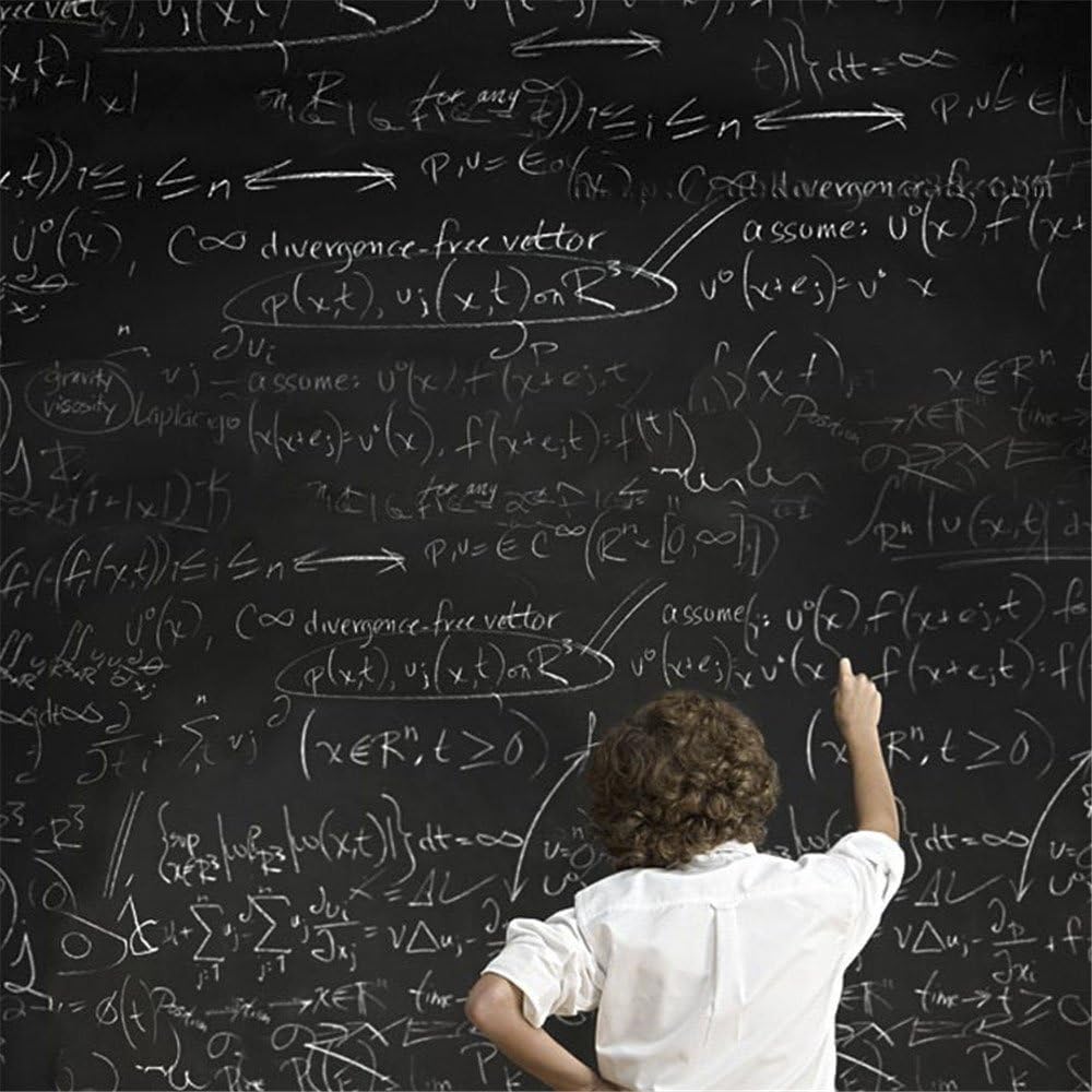 Chalkboard Blackboard Paper Wall Decal Adhesive Wallpaper Chalk Board for Home Office 35.4" x 78.7", Black
