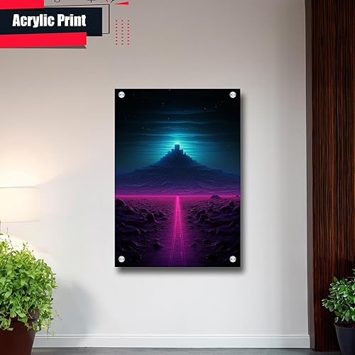 Miniatura 3 de Unique Synthwave Style Retro Art, 80s style art, framed poster print, guest room art, cool living room art, poster Prints, Decor poster