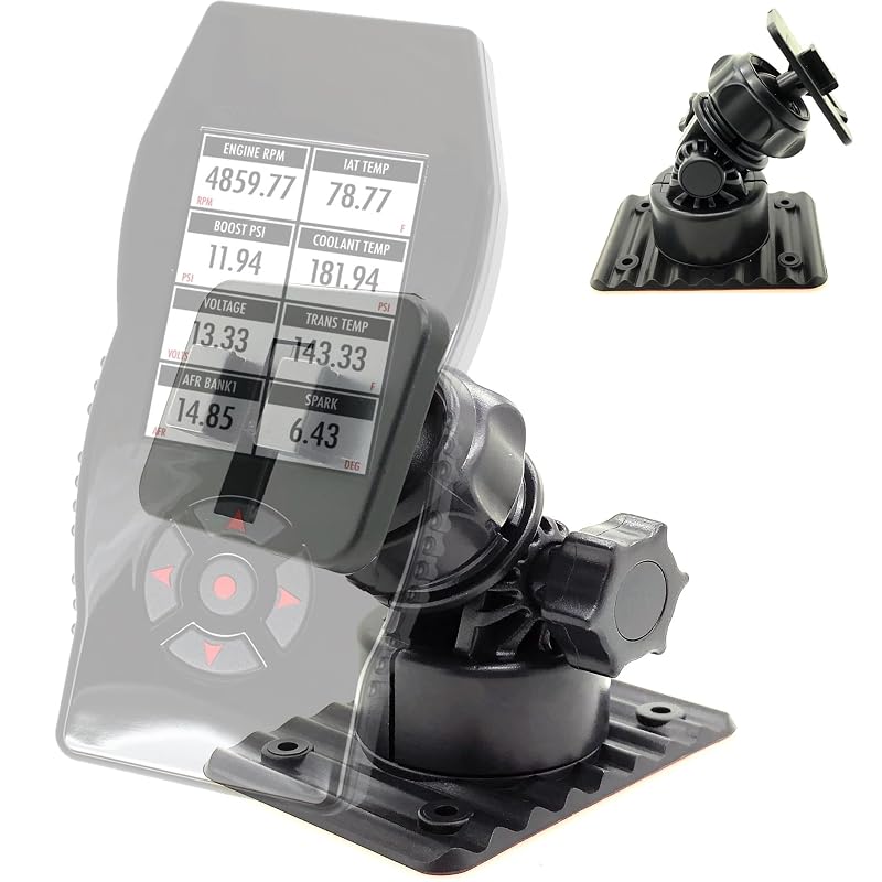 Suporte Adesivo para Painel e Console com Ajuste Multiângulo para SCT X4, SCT SF4, KTuner 2.0 e Outros Dispositivos ChargerCity
