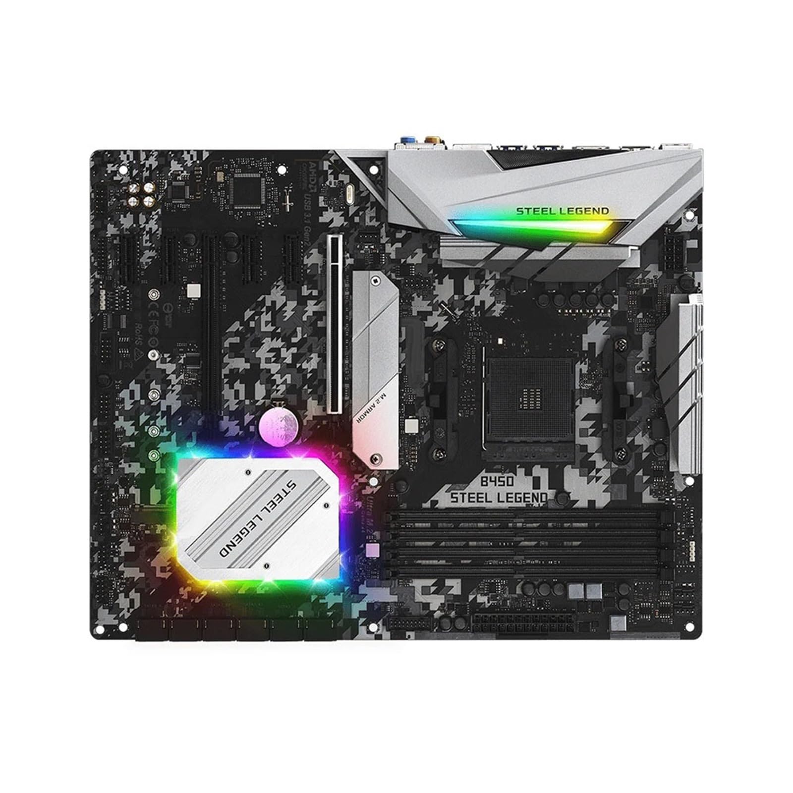 Placa Base Fit For ASRock B450 Steel Legend