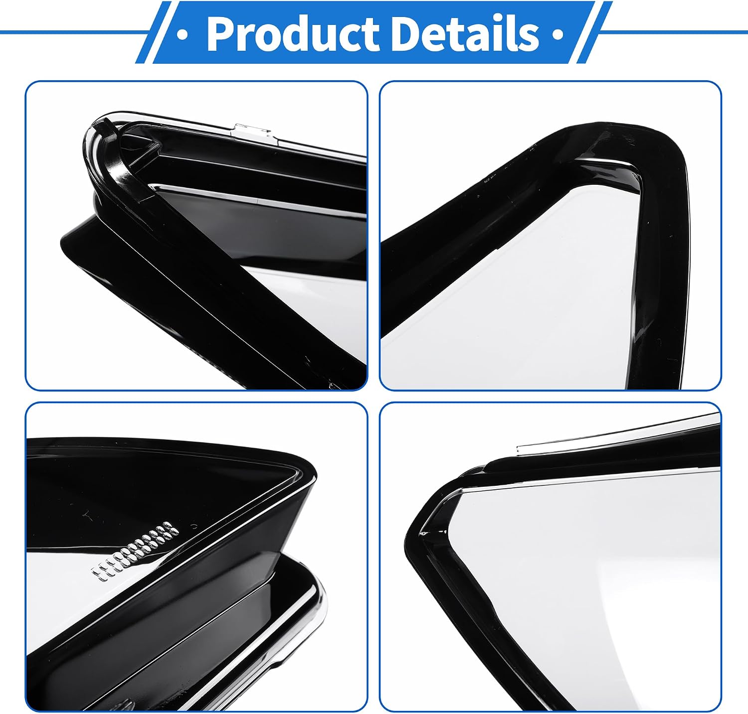 Head light Cover Headlight Headlamp for Peugeot 408 2014-2018 Clear Black PC 1 Pcs Front Right Car