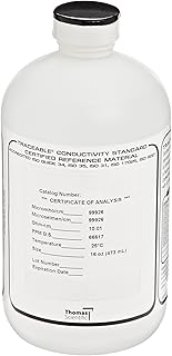 Thomas Traceable Conductivity Calibration Standard, NIST/17025 A2LA Certified, 100000 micromhos