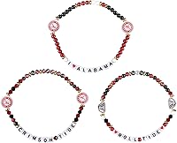 Vista 3 de FOCO NCAA unisex-adulto Paquete de 3 Pulseras de la Amistad con Cuentas con Logotipo de Equipo Universitario de la NCAA Oficialmente Licenciadas