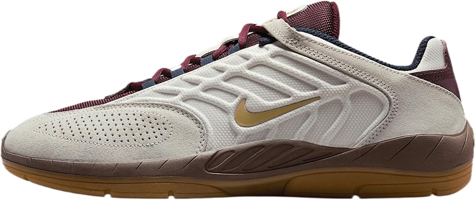 Nike SB Vertebrae Mens Shoes FD4691-005, Phantom/Burgundy Crush/Baroque Brown/Parachute Beige Size 9.5