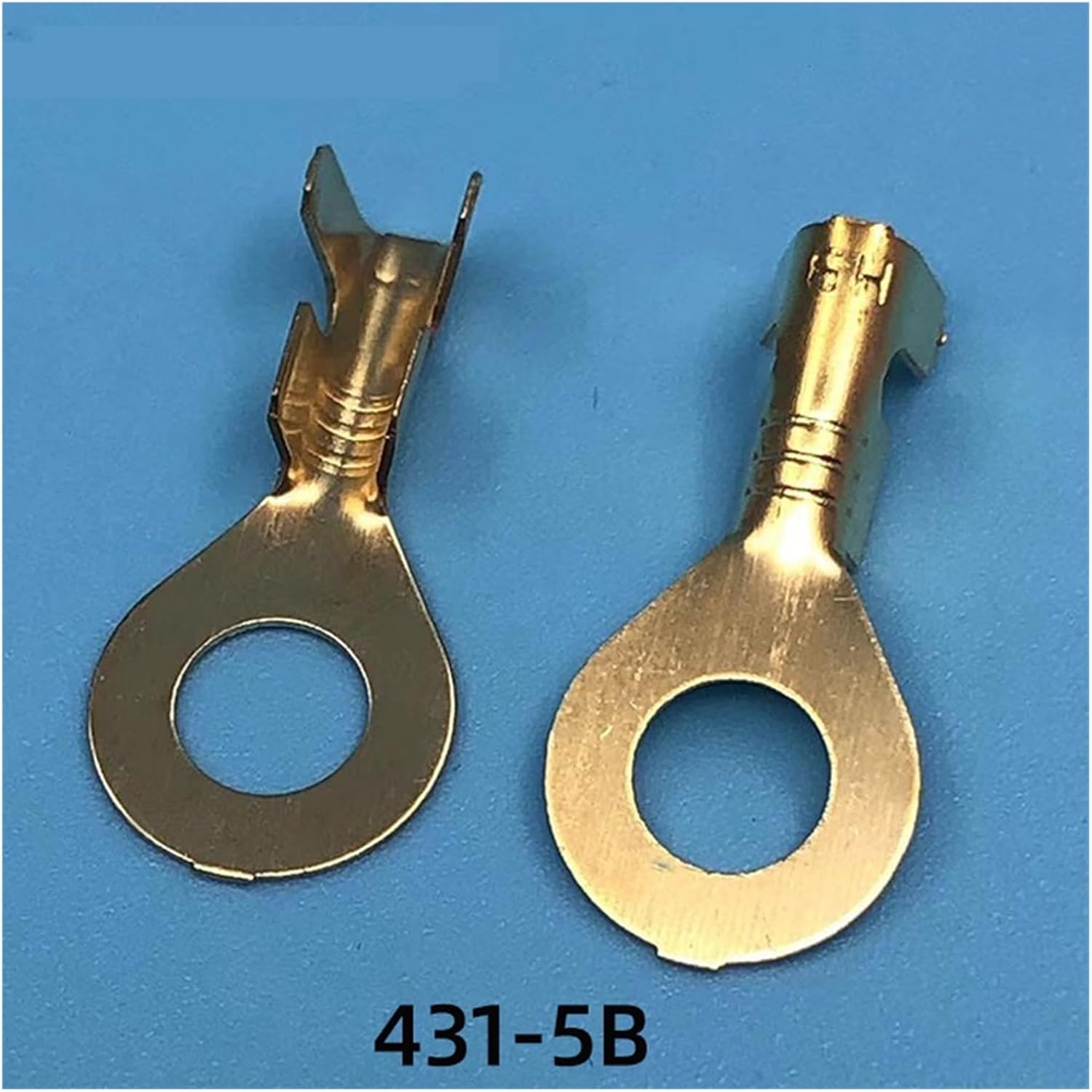 20 PCS Automatic Splicing Ring Round Terminal Crimp Loose Pin Wiring Plug Blade Copper Open Nose DJ431-3B DJ431-4B (Color : 12B Female, Size : 20 sets)